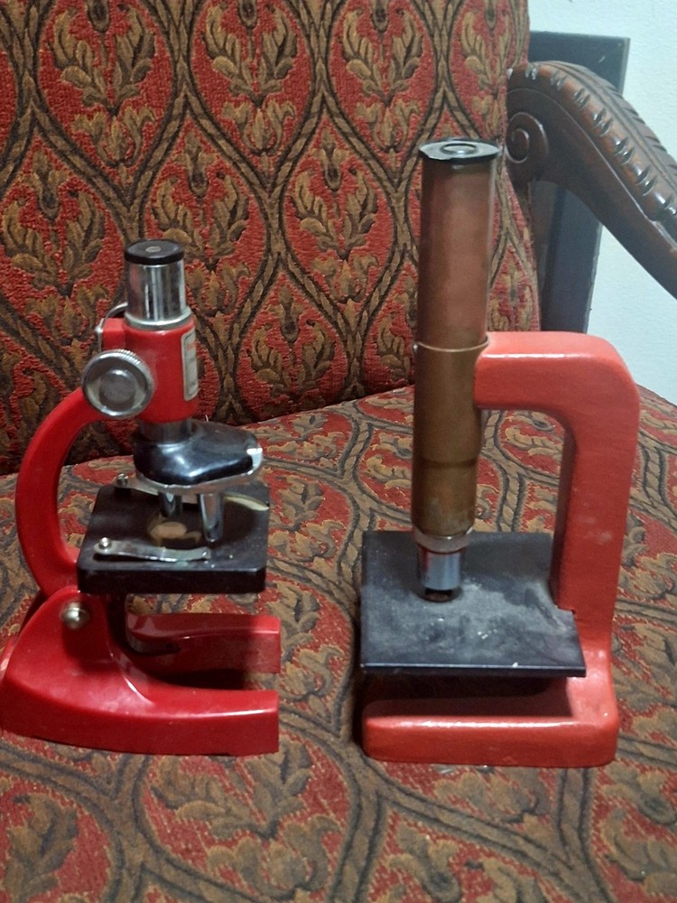 2 Vintage Microscopes