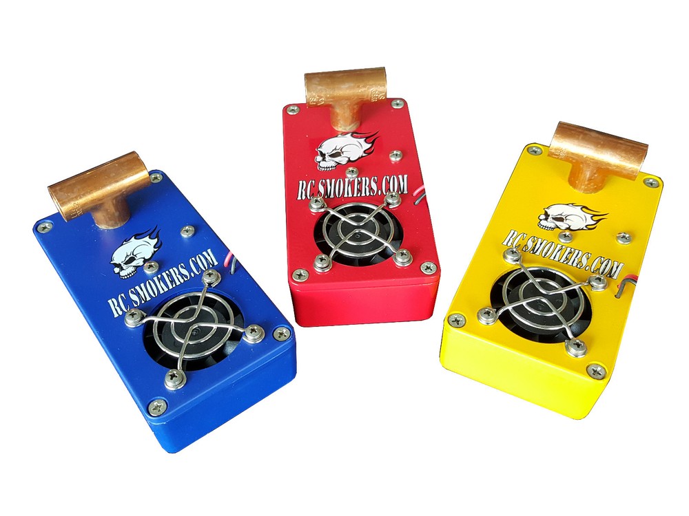 RC Smoke Generator 12 Volt Variable Volume ESC Duel Outlet BluX Water Based