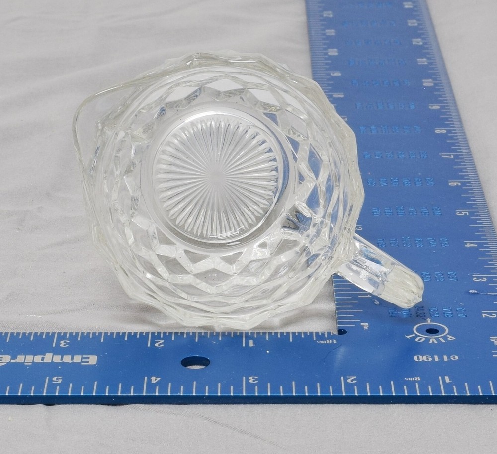 Vintage Jeannette ~ Cube Clear ~ Creamer ONLY