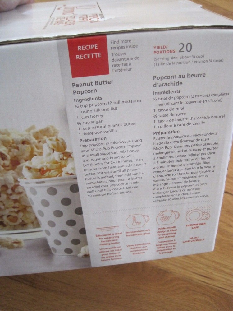Laroma Popcorn Popper Microwave NIB