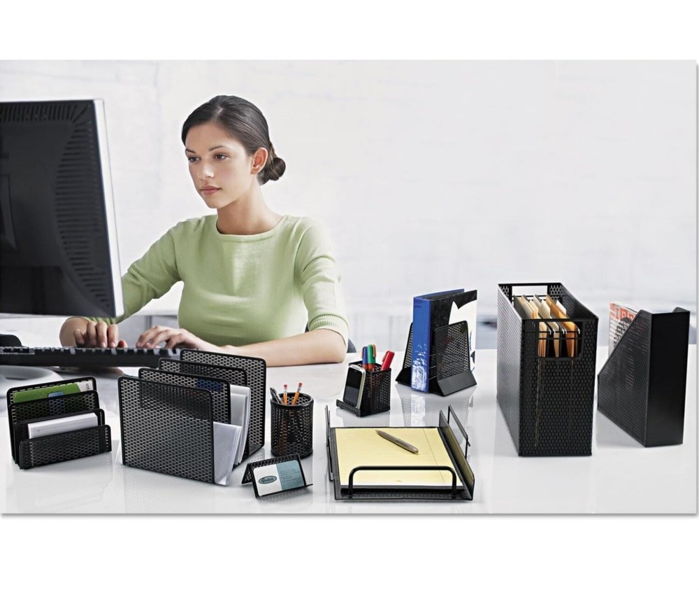 Artistic™ Metal Pencil Cup, Black