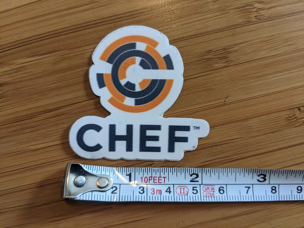 CHEF logo sticker decal automation DevOps tool configuration management deploy