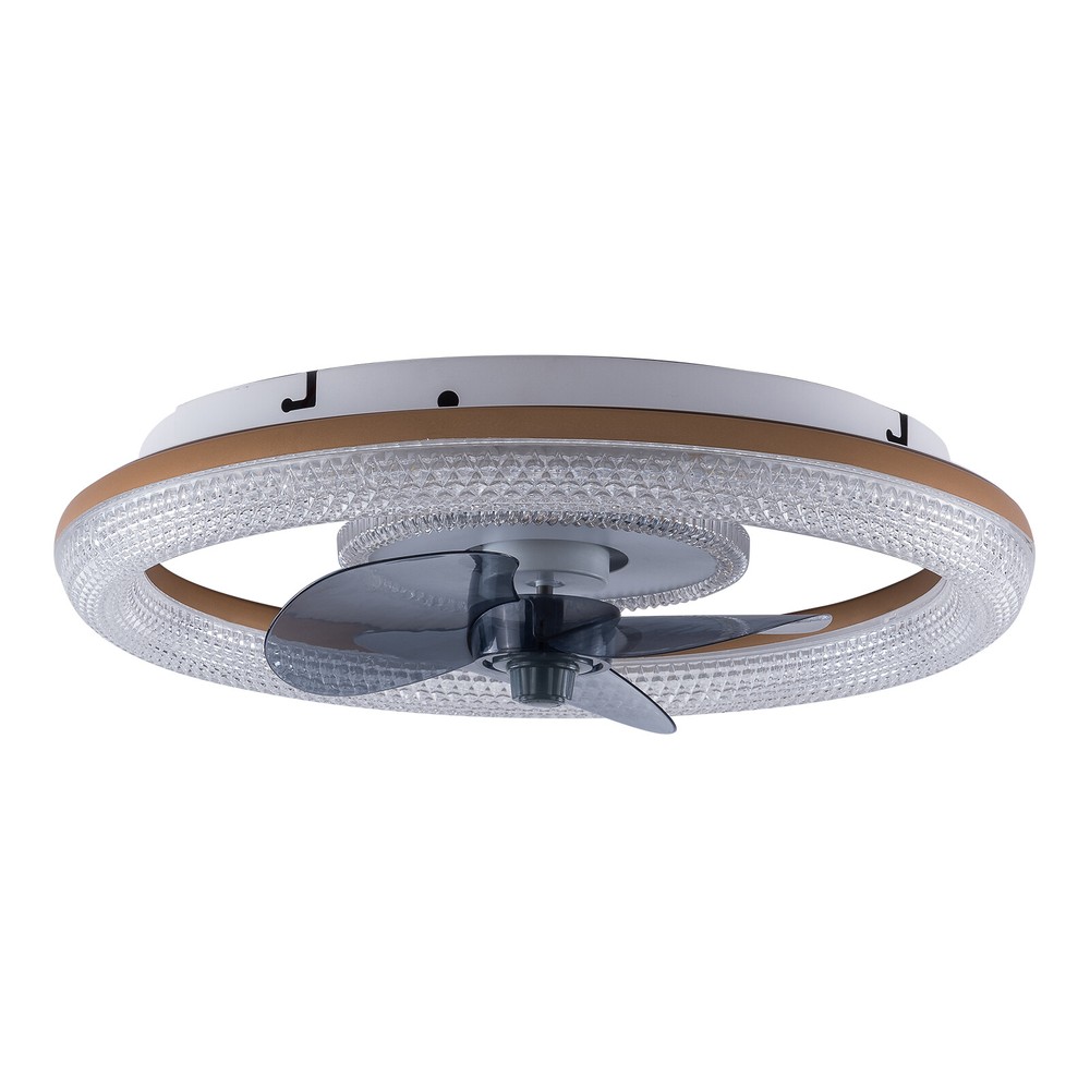 18" Modern Ceiling Fan with Light Remote Control Bedroom LED Ceiling Fan Lamp~