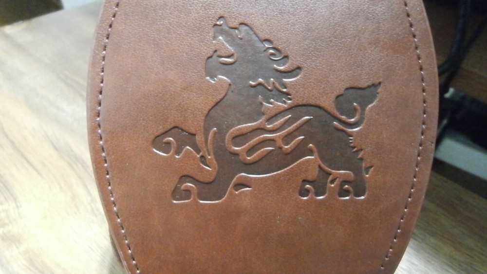 Medieval Brown Leather Belt Pouch