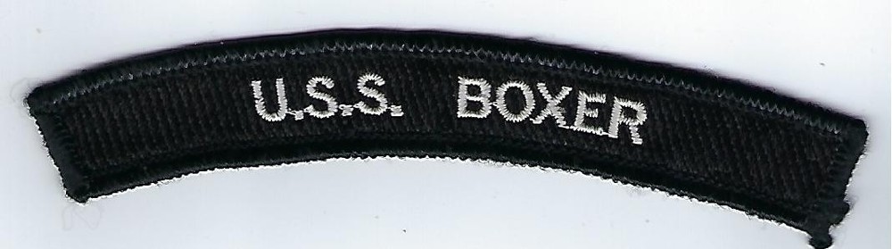 USS Boxer, LPH-4,  US Navy "Rocker"