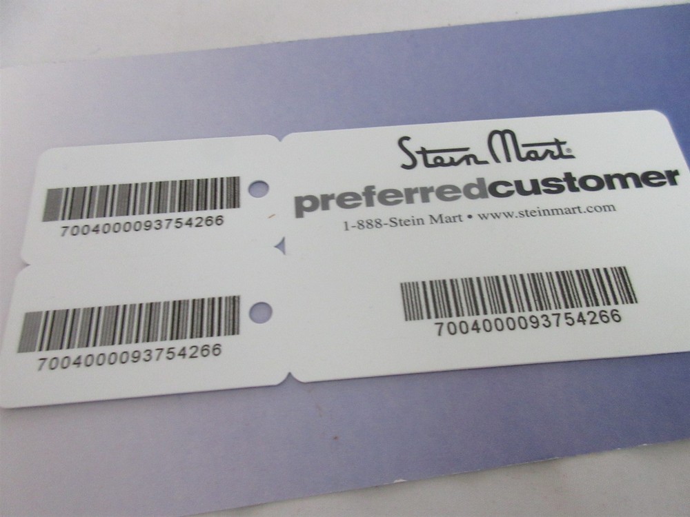 Stein Mart Preferred Customer card with mailing original card