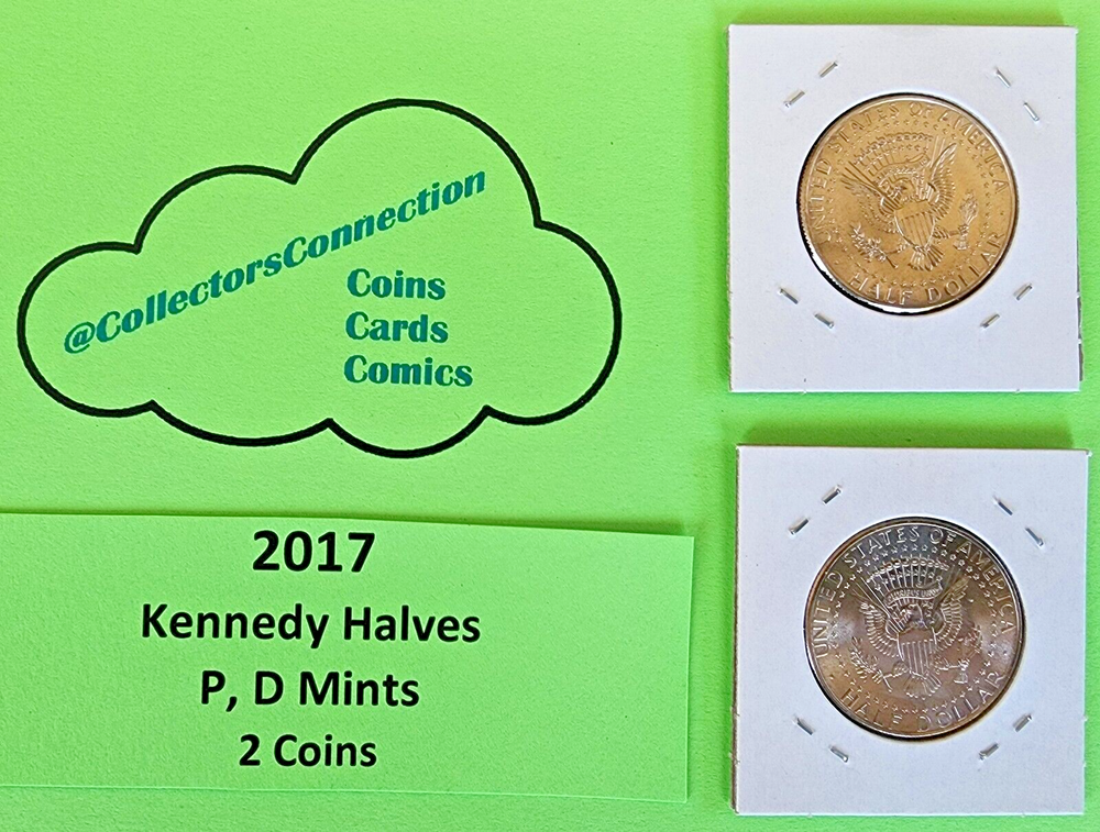 2017 PD Kennedy Half 2 coin set from Mint Bags