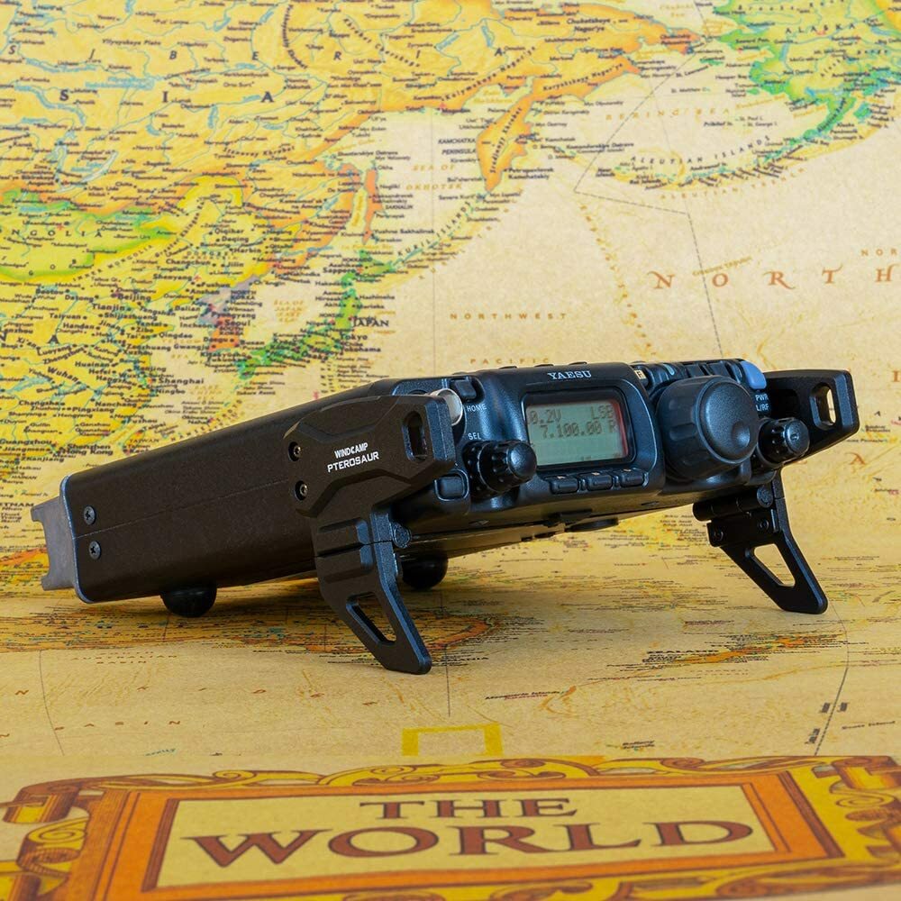 WINDCAMP Aluminum Folding Bracket for YAESU FT818 / 817