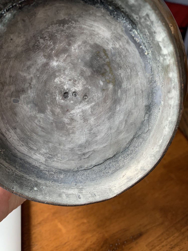 ISLAMIC Middle East silver Copper Hand Etched BOWL