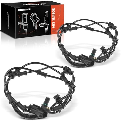 2PC Front ABS Wheel Speed Sensor Compatible with Ram 2500/3500 2014 Pack of 2
