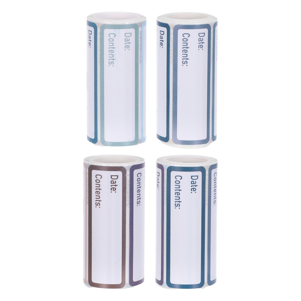 500 Pcs Water Resistant Decals Freezer Labels Condiment Bottle Tags