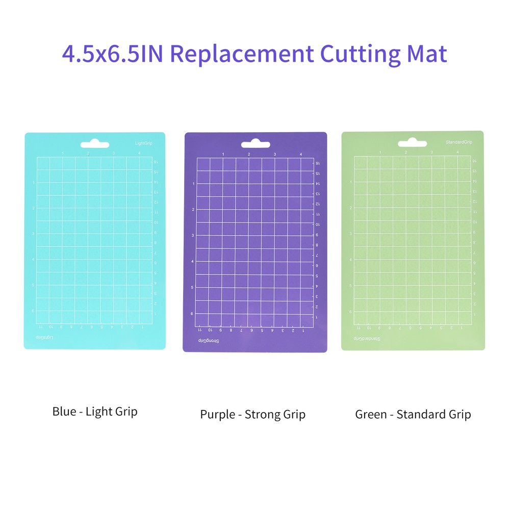 3PCS 6.5*4.5 Inch Replacement Cutting Mat Adhesive Gridded Cutting R7E1