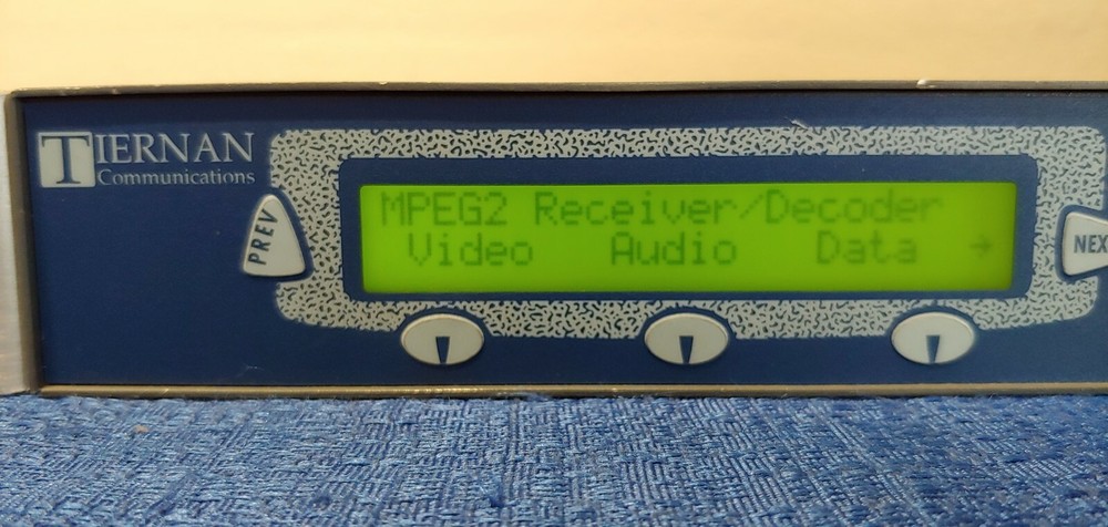 Tiernan TDR77 MPEG2 IRD Integrated Receiver Decoder