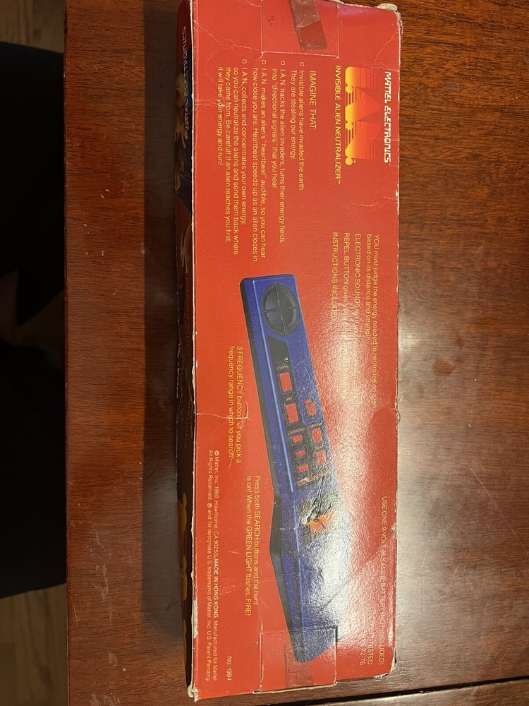 Vintage Invisible Alien Neutralizer / Mattel 1980