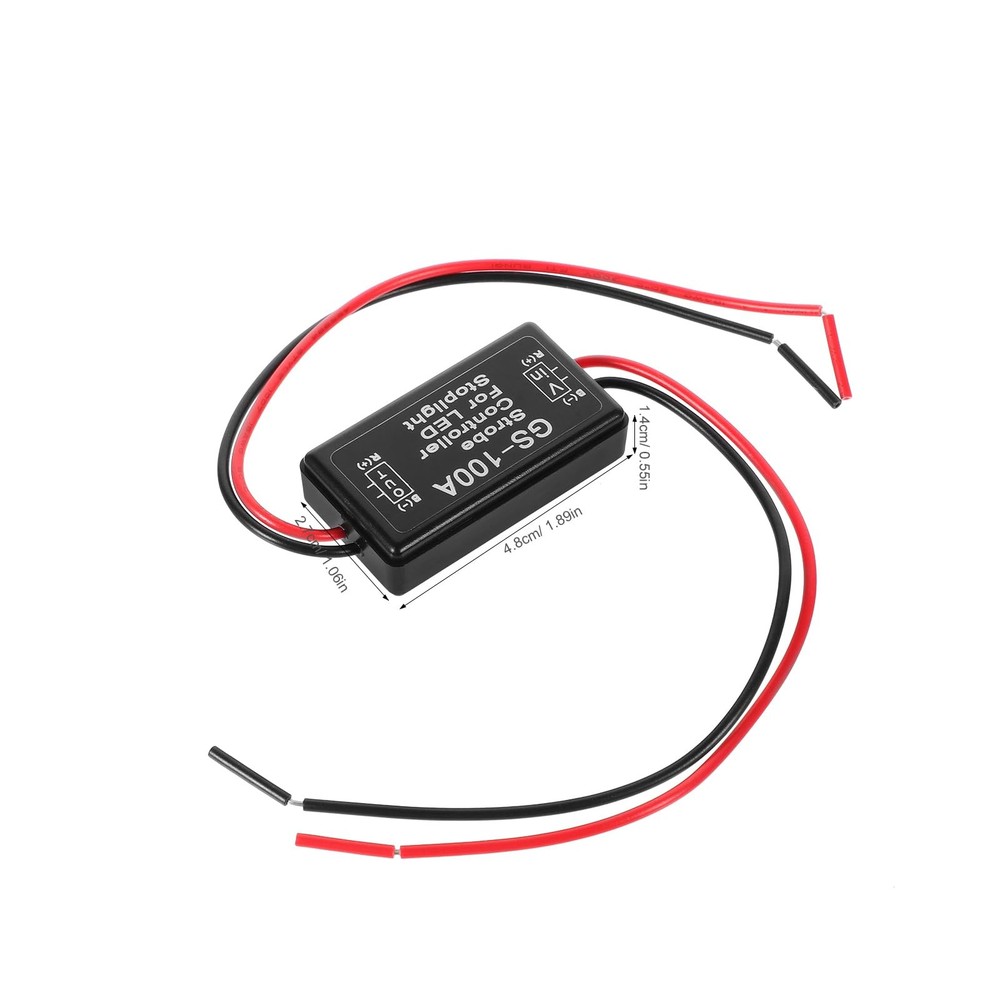 2pcs Flash Strobe Controller Car Flasher Module for Brake Light Tail Stop Light