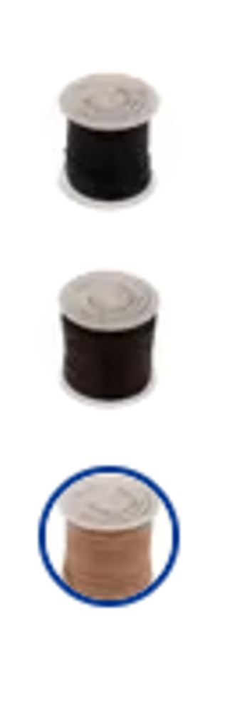 Round Leather Cord Spool Various Colors Sizes New