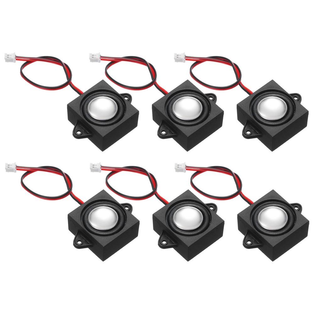 6Pcs Speaker 3 Watt 4 Ohm Mini Speaker Micro Speaker with JST-PH2.0 Interface