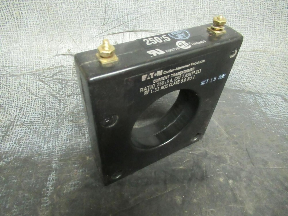 EATON CURRENT TRANSFORMER ASHT-251 250:5A