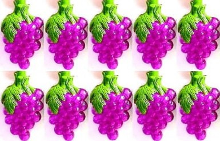 String of 10 Grape Patio Lights
