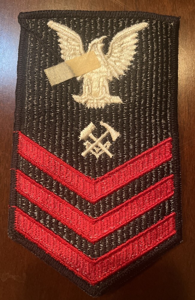 Navy 1st Class Hull Maintenance Technician Patch