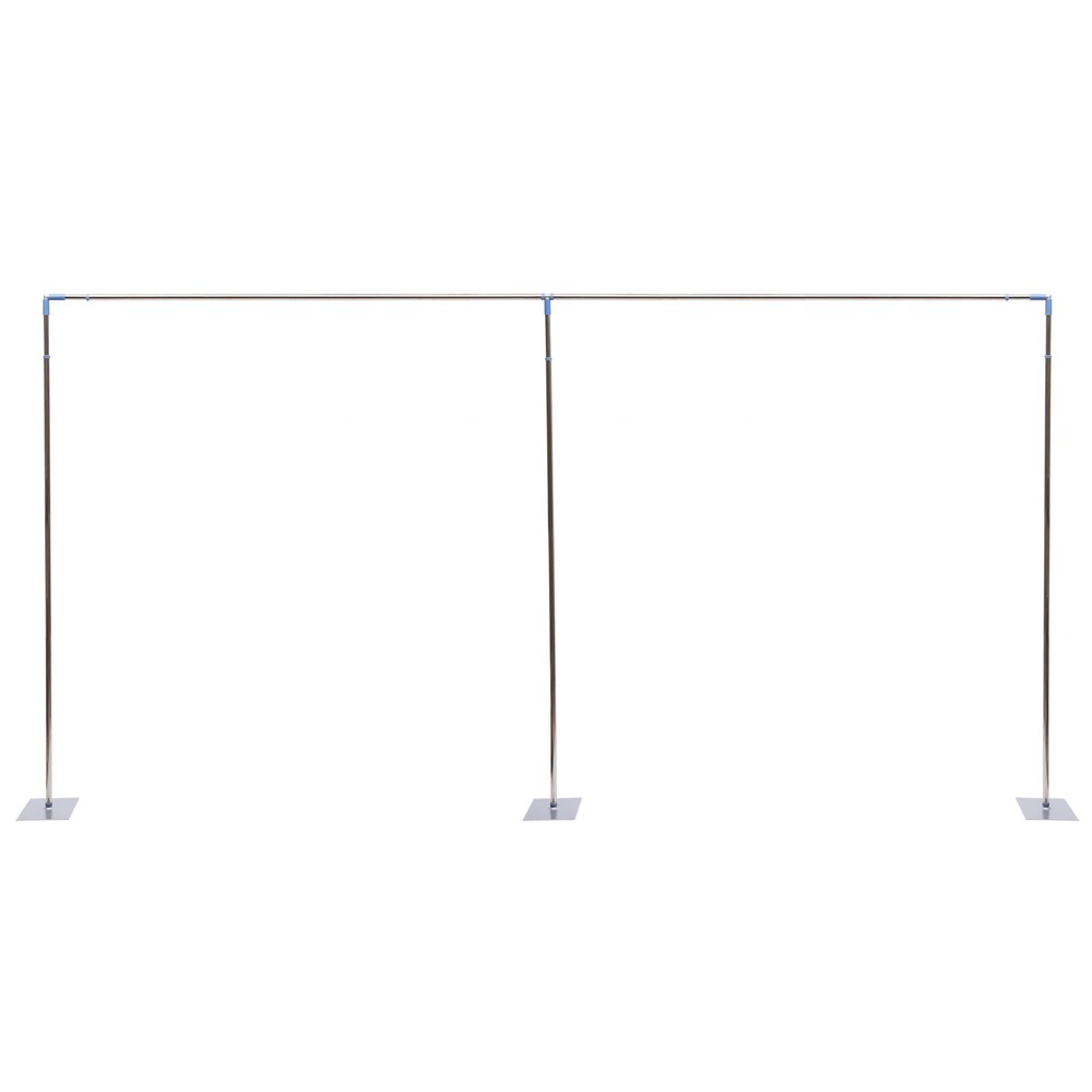 10 x20ft Wedding Party Backdrop Stand Pipe Kit Curtain Frame Telescopic