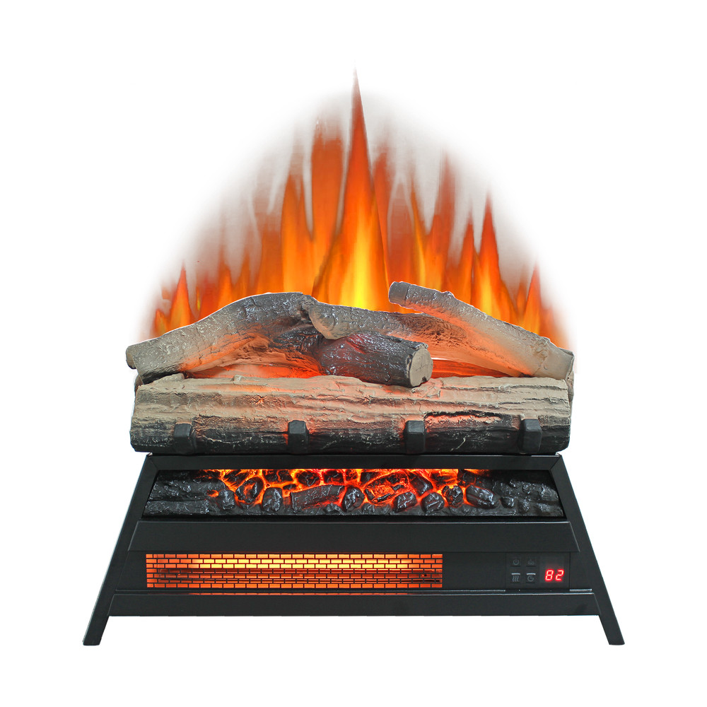 23'' 3D Flame Insert Electric Fireplace Heater with Remote Control & Timer 1500W