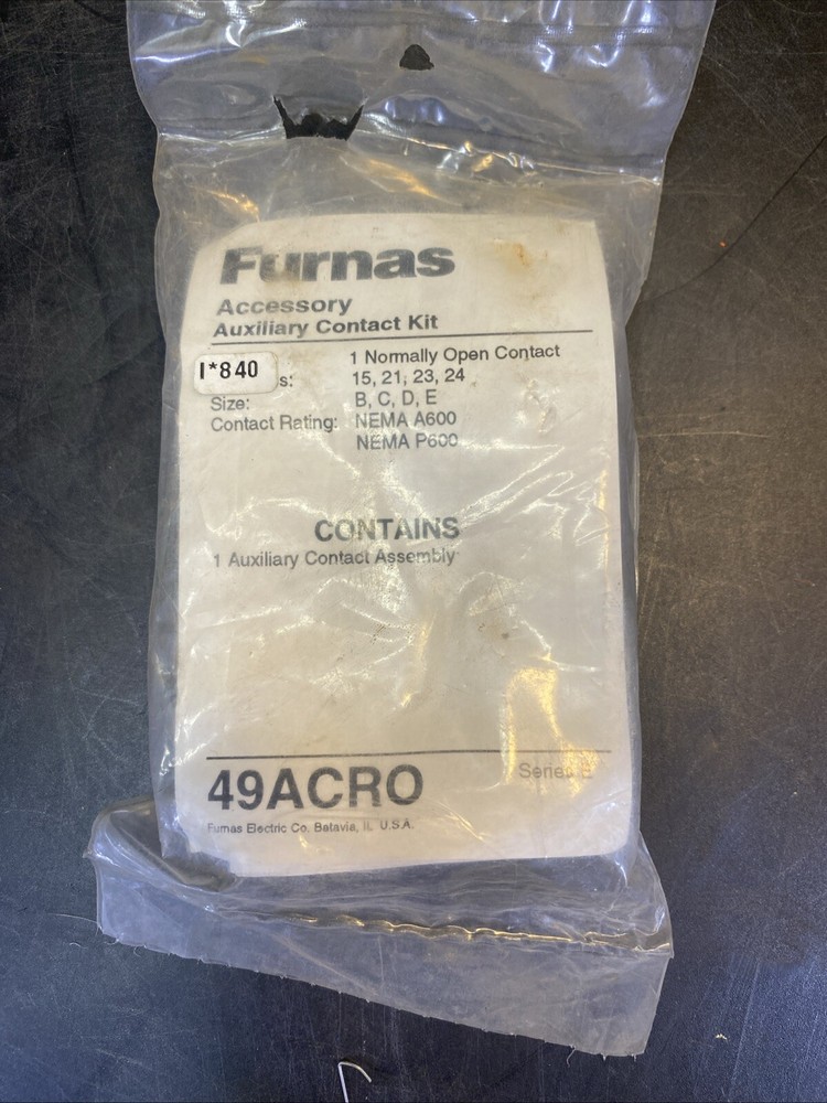 FURNAS 49ACRO AUXILIARY CONTACT