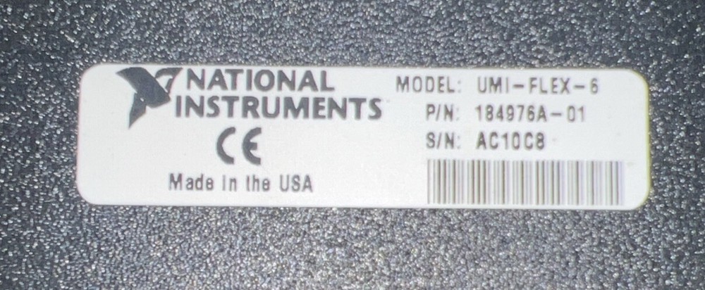 NATIONAL INSTRUMENTS UMI-FLEX-6 MOTION CONTROLLER