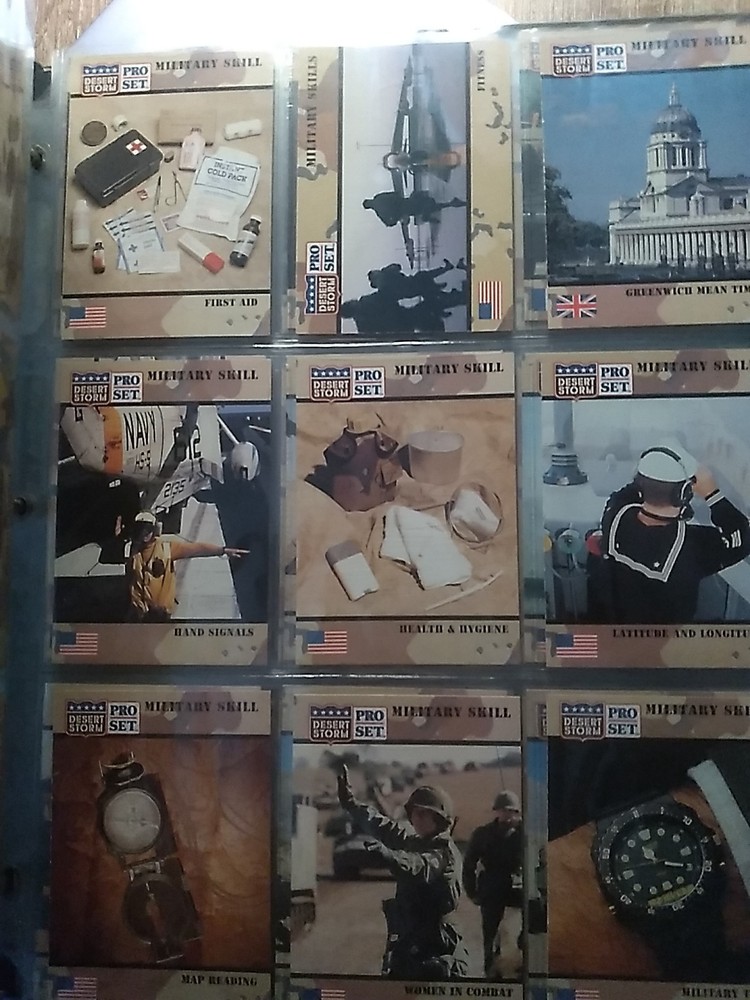Desert Storm Pro Set Trading Cards