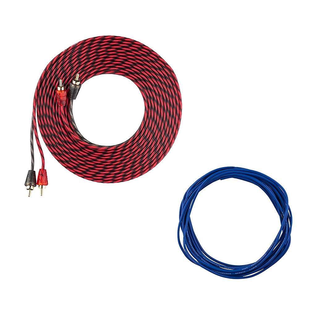 DS18 AK4 Complete 4 Gauge CCA Amplifier Installation Wiring Kit - Ampkit...