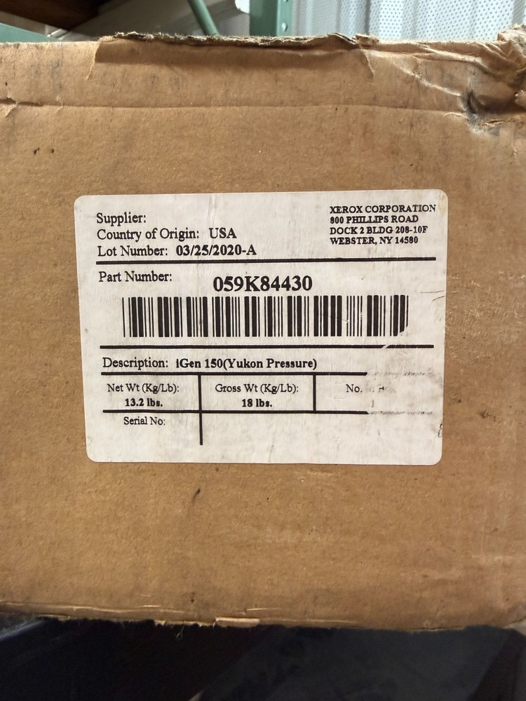 Xerox iGen 150 Fuser Pressure Roll 059K84430