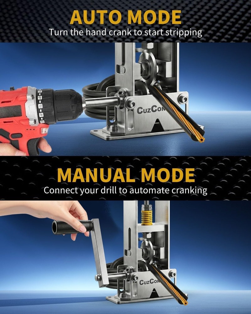 Compact and Lightweight Wire Stripping Machine for DIY and Professional Use