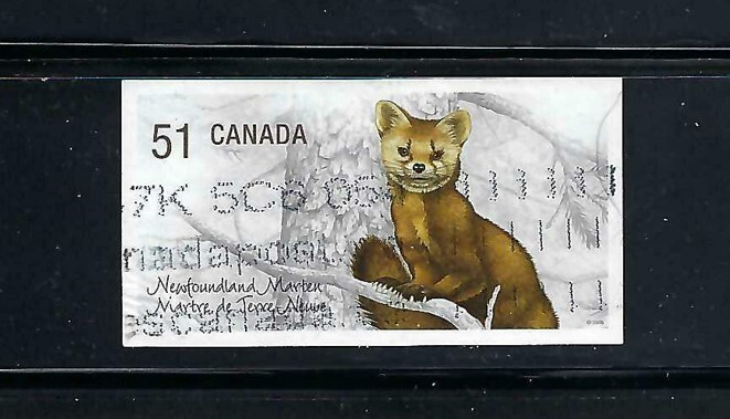 Canada #2174, 51c - Endangered Species-1 -- Newfoundland Marten