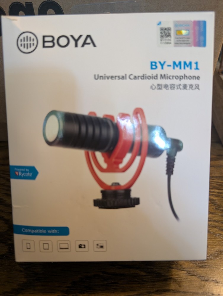 Cardioid Microphone Boya By MM1