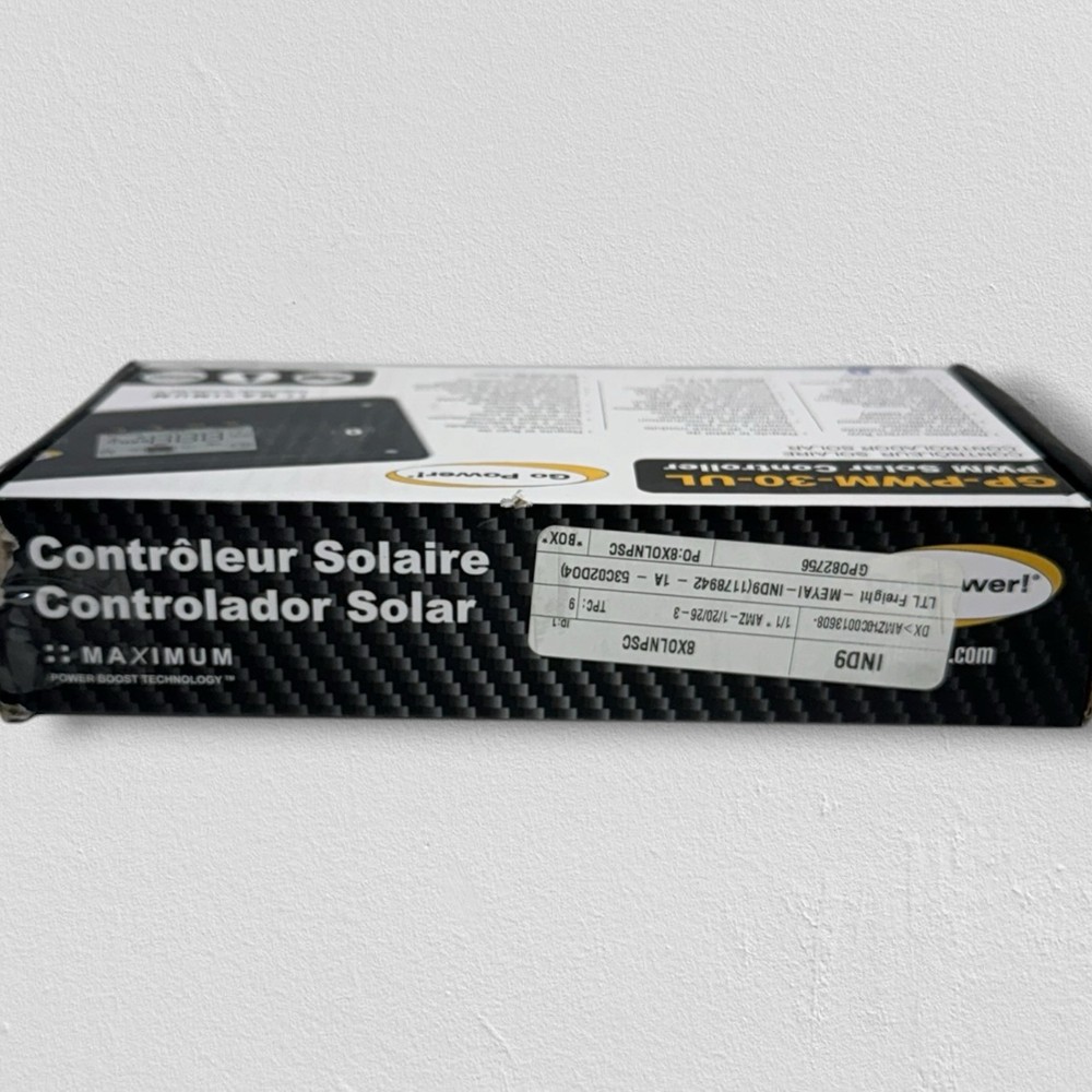 Go Power! PWM Solar Controller, GP-PWM-30-UL