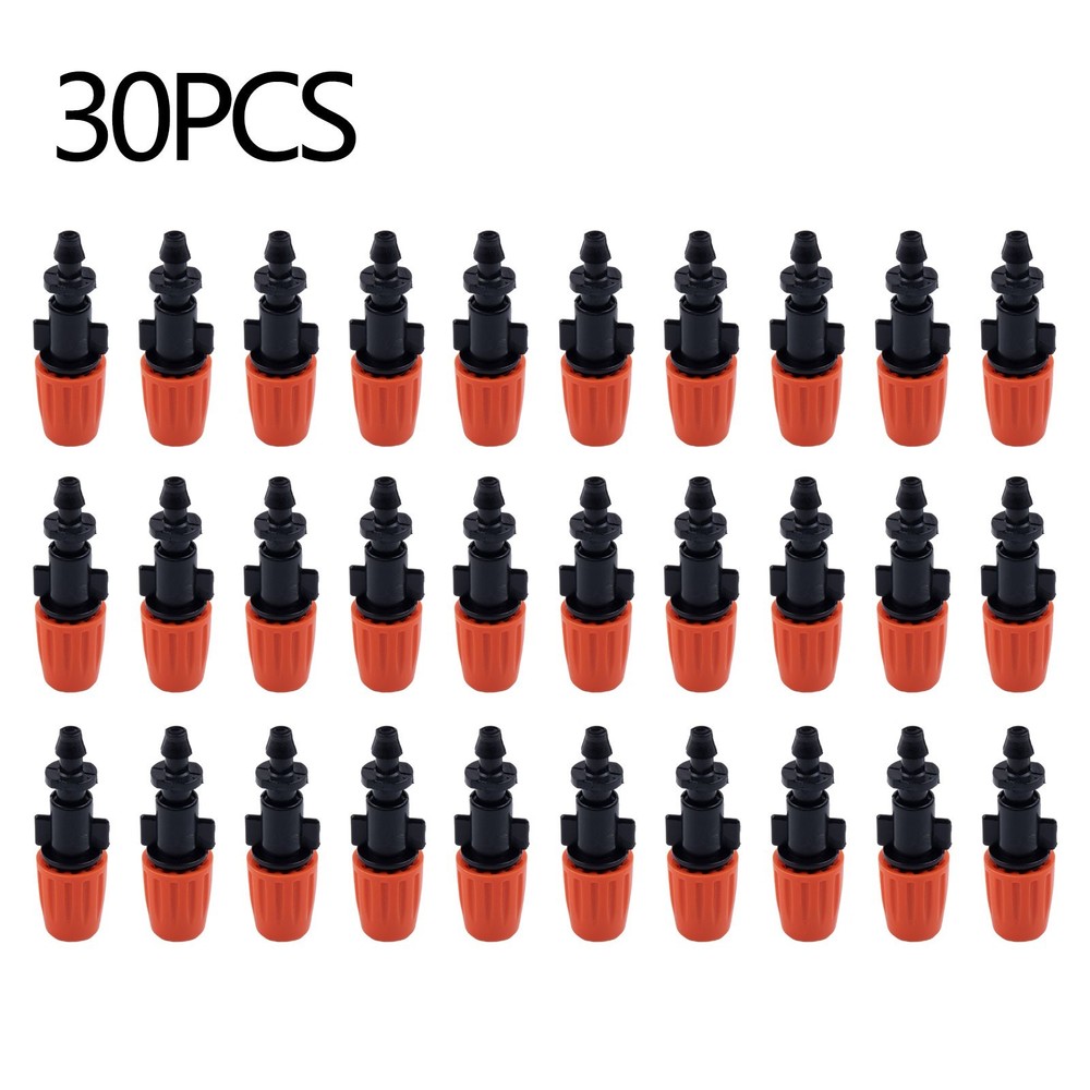 Irrigation Sprayer Adapter Misting Irrigation Sprayer 30pcs Adjustable