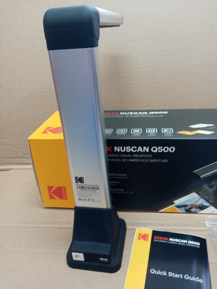 KODAK NUSCAN Q500 Document Camera Visual Presenter W/USB Cable
