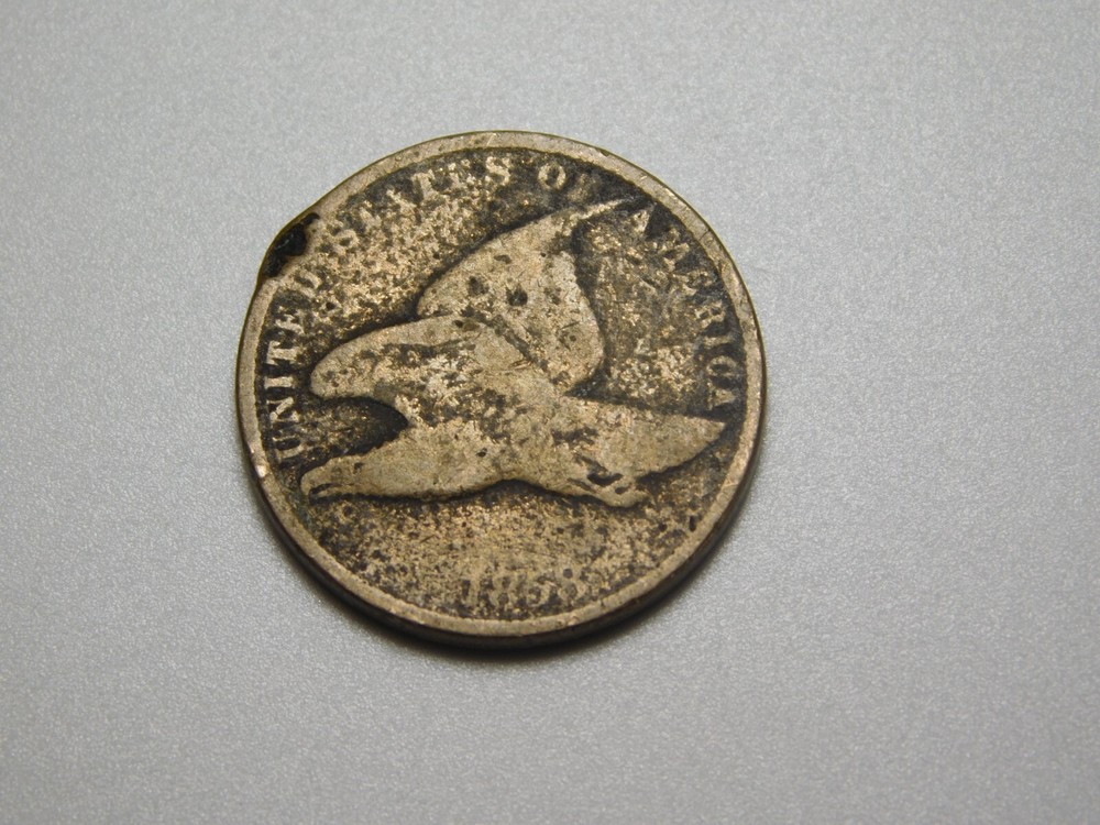 VINTAGE US COINS 1858 FLYING EAGLE ONE CENT
