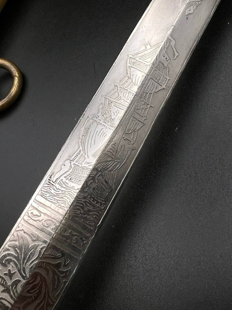 Ottoman Navy Dagger with Belt and Hangers