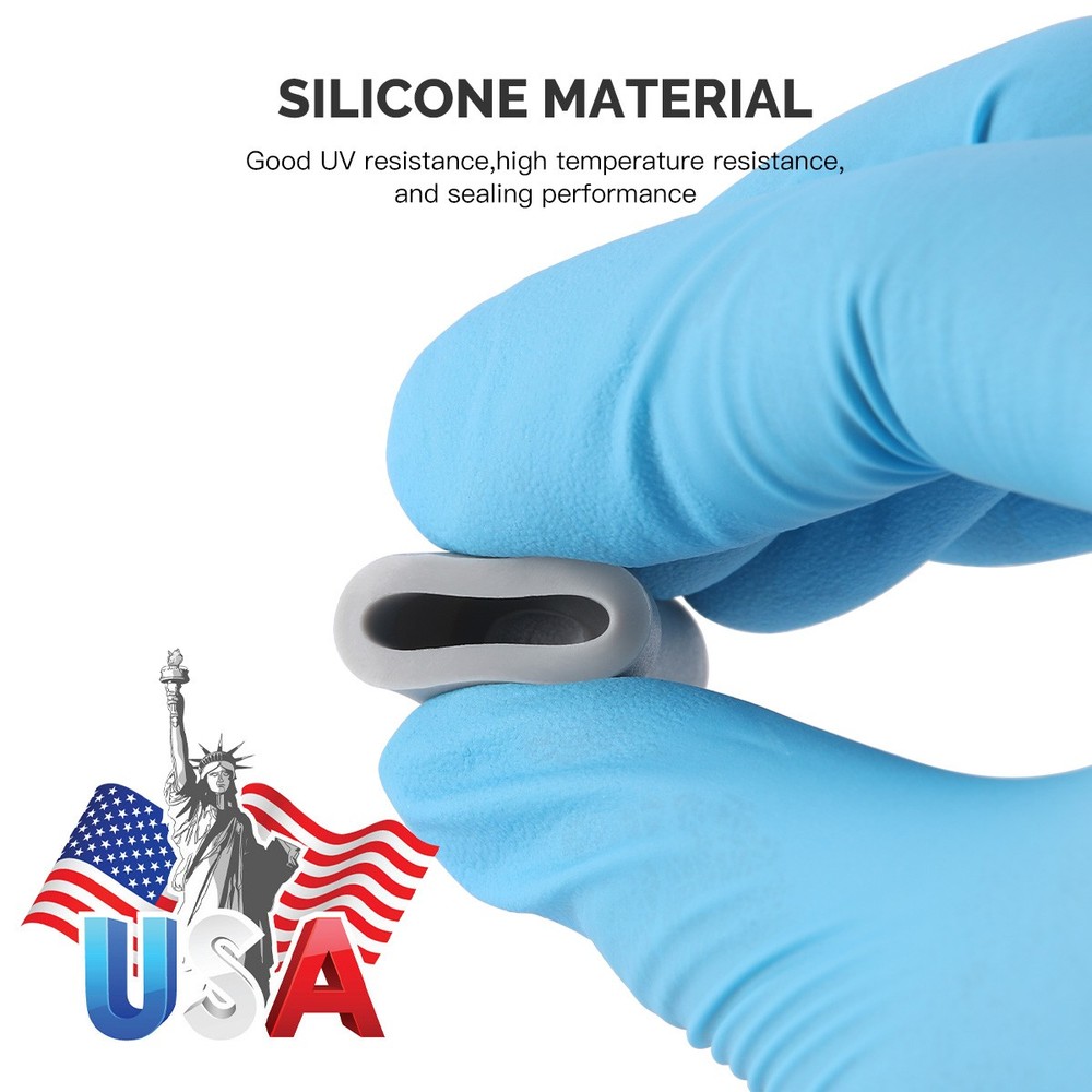 Dental Saliva Ejector Strong Suction Rubber Snap Tip Adapter Replacement 10pcs