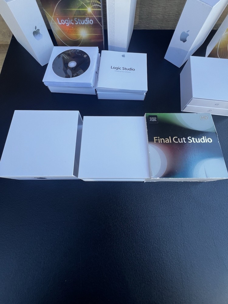 Apple Studio Version 2 + Version 2.1 + Final Cut Studio academic Set Of 3