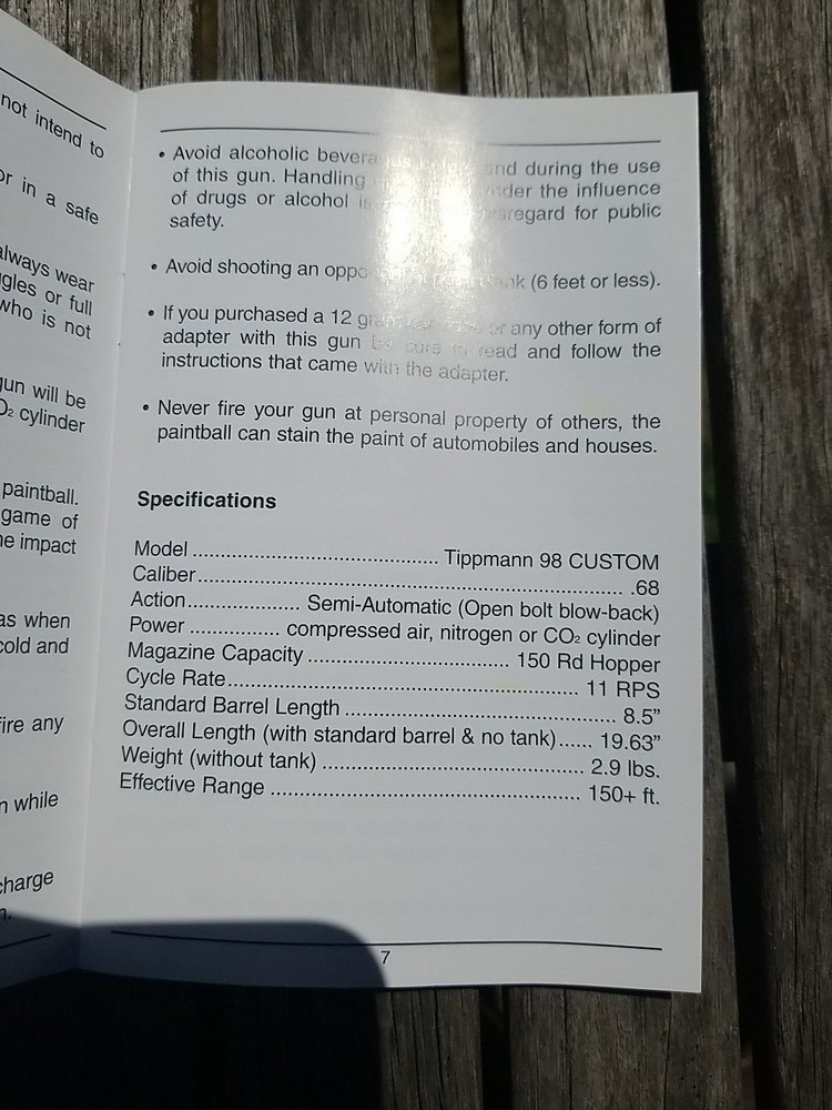 Tippmann 98 Custom Paintball Gun & Kit