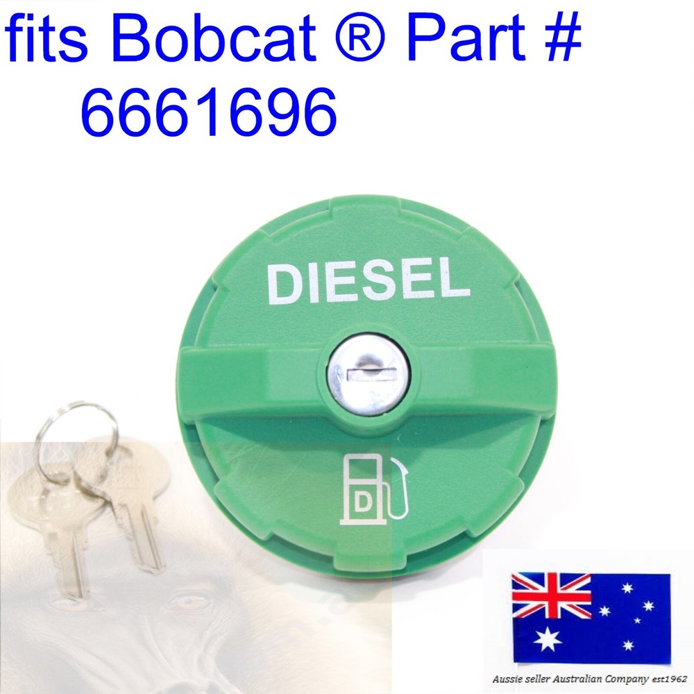 for Bobcat Locking Diesel Fuel Cap 6661696 E16 E17 E17Z E19 E20 E20Z E25 E26 E27