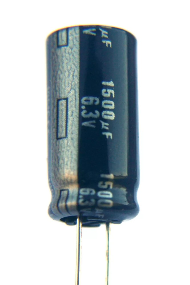 12pcs Panasonic FF 1500uF 6.3v 105C Radial Electrolytic Capacitor