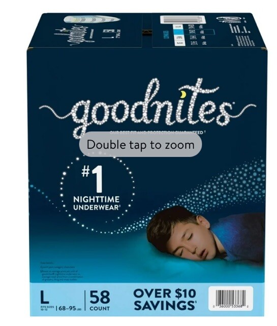 Goodnights Size L 58ct