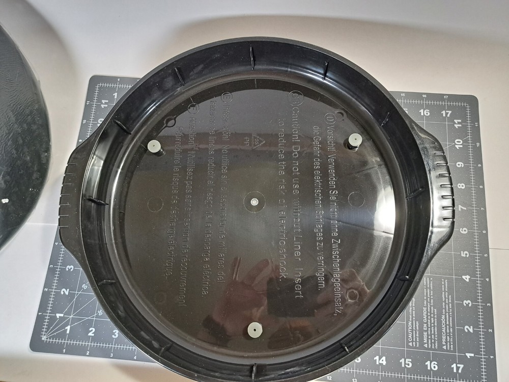 NuWave Pro Plus Infrared Oven BASE TRAY Black 20614 Replacement Drip Pan