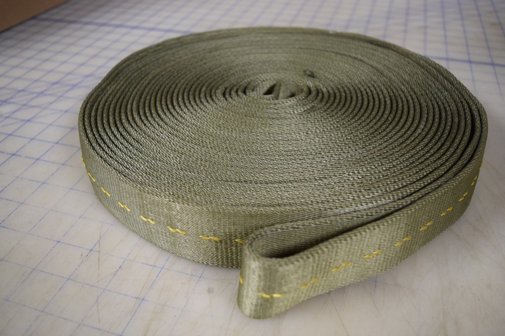 50 ft tow strap with loop on each end
