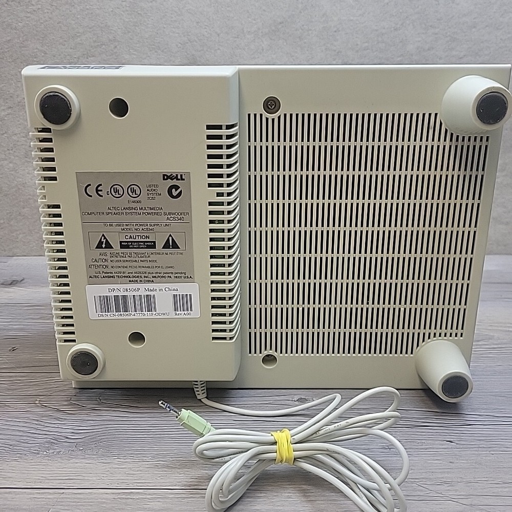 ALTEC LANSING/DELL ACS340 Multimedia Computer Speaker System With Powered Sub