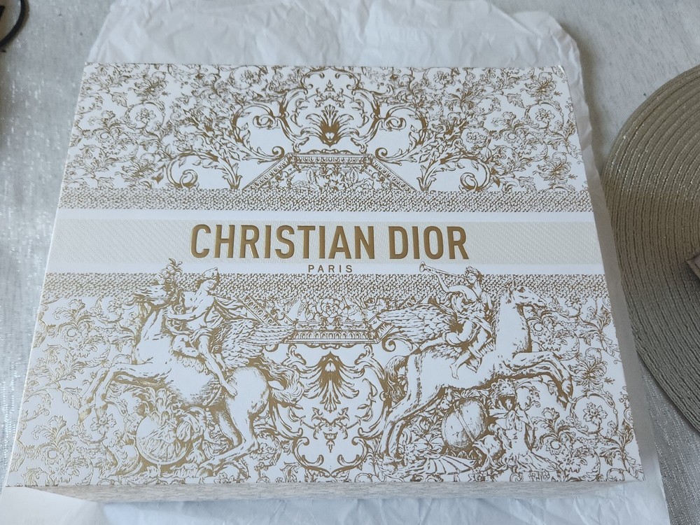 Christian Dior Gold Gift Box NEW! Fast Ship!