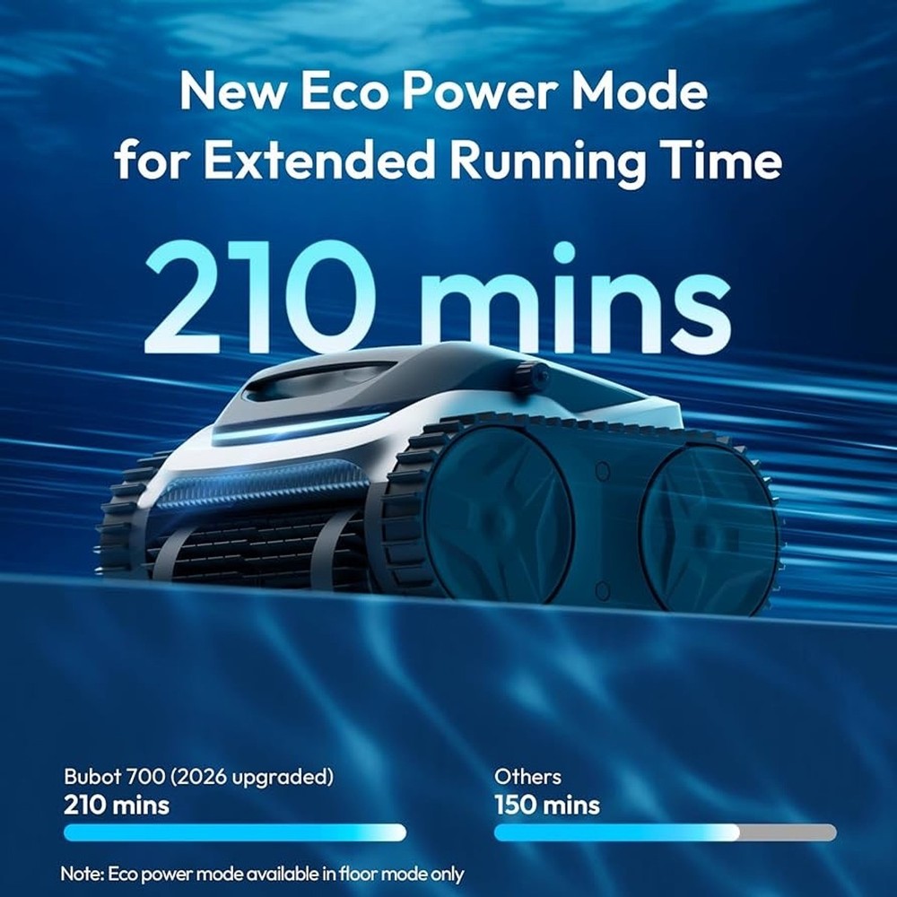 BUBLUE Bubot 700 Cordless Robotic Pool Cleaner